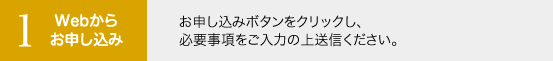 1.Webからお申し込み